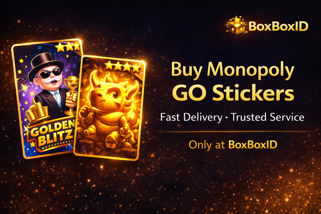 Buy Monopoly GO Stickers Fast, Safe, and Easy at BoxBoxID - BoxBoxID