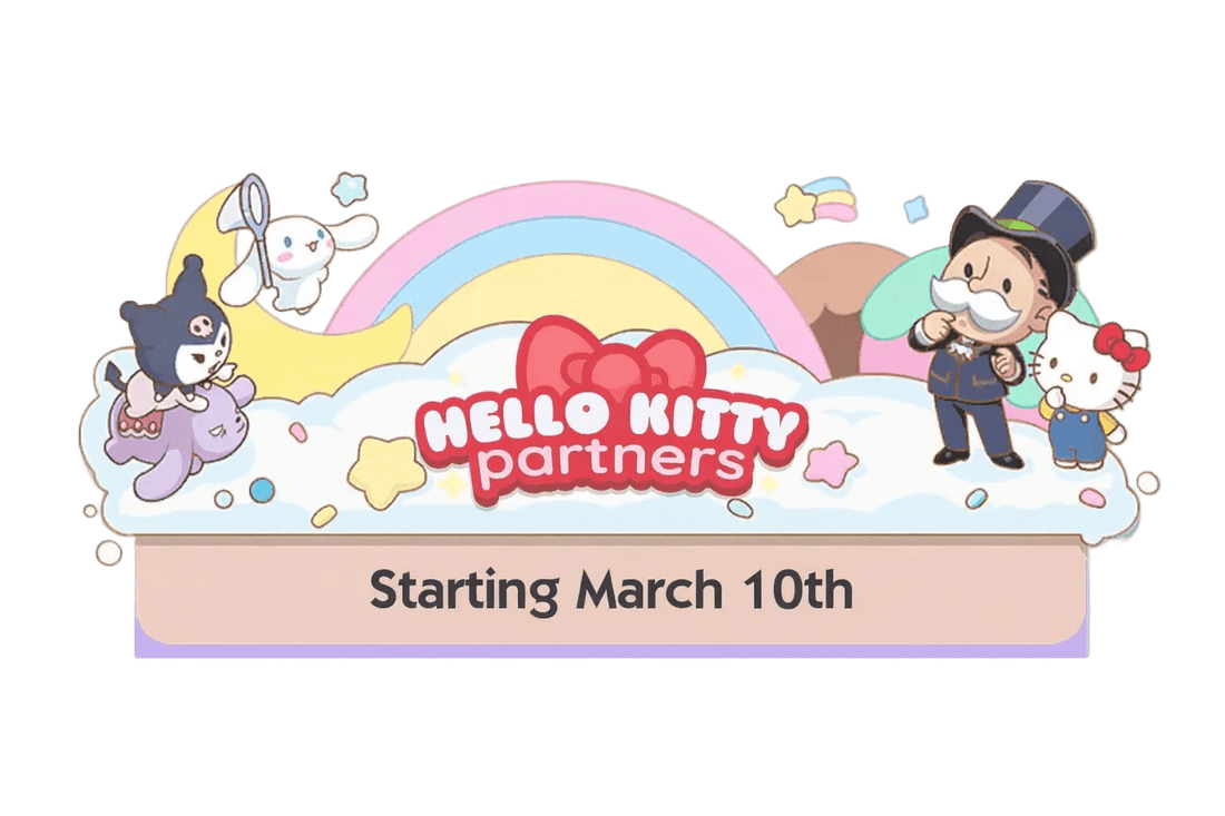 Monopoly GO Hello Kitty Partners: Start Time (ET/PT), Schedule, Tips & Rewards - BoxBoxID
