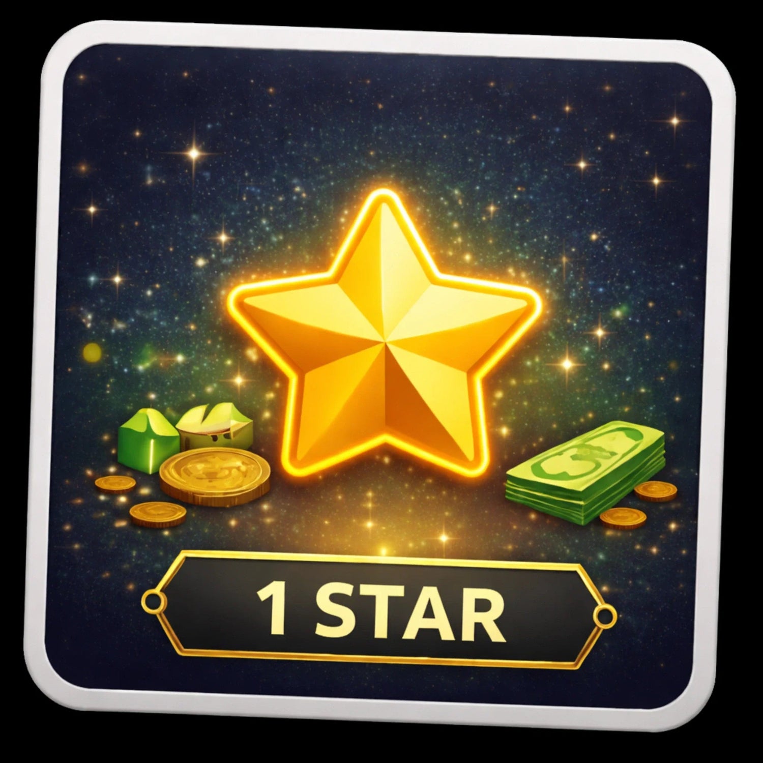 1 Star Stickers - BoxBoxID