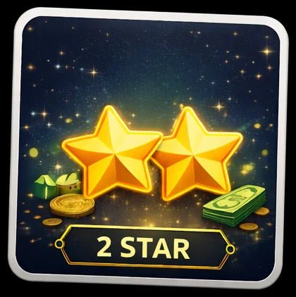 2 Star Stickers - BoxBoxID