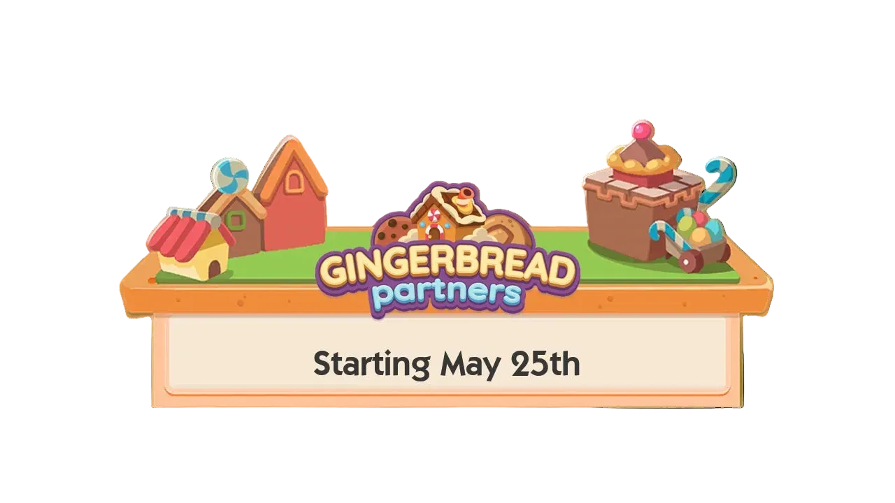Gingerbread Partners Monopoly GO Stickers – BoxBoxID